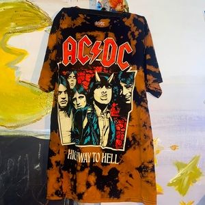 NWOT- AC/DC Tie Dye Tee